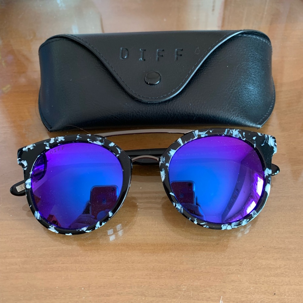 Diff eyewear Astro black & white